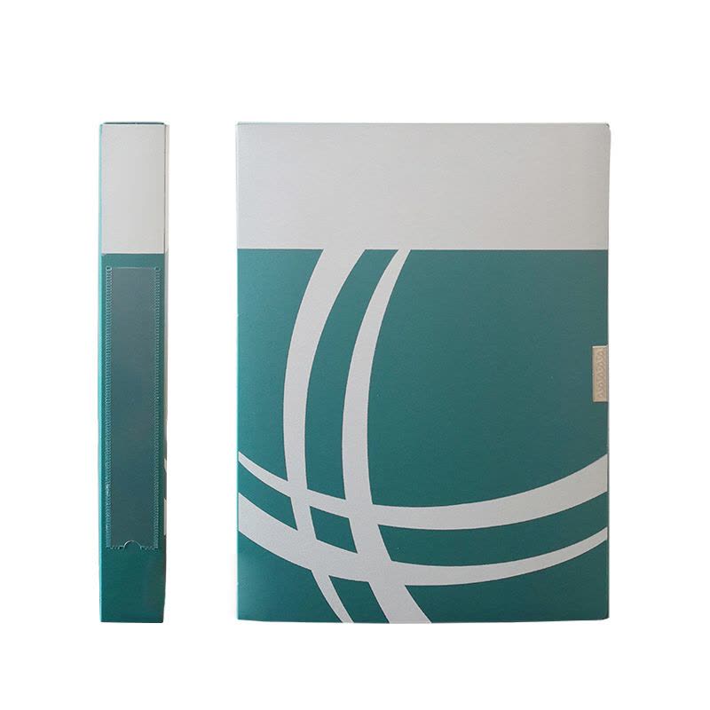 优诗提念YSTN-DAH3520 PP塑料文件档案盒20个/箱 (计价单位:箱)绿白色图片