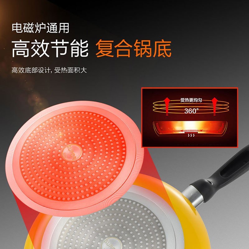 苏泊尔火红点煎炒锅PJ28R4
