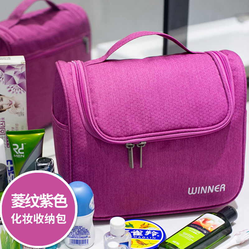 出国女士化妆包大容量收纳包手拿包化妆袋便携用品防水旅行洗漱包