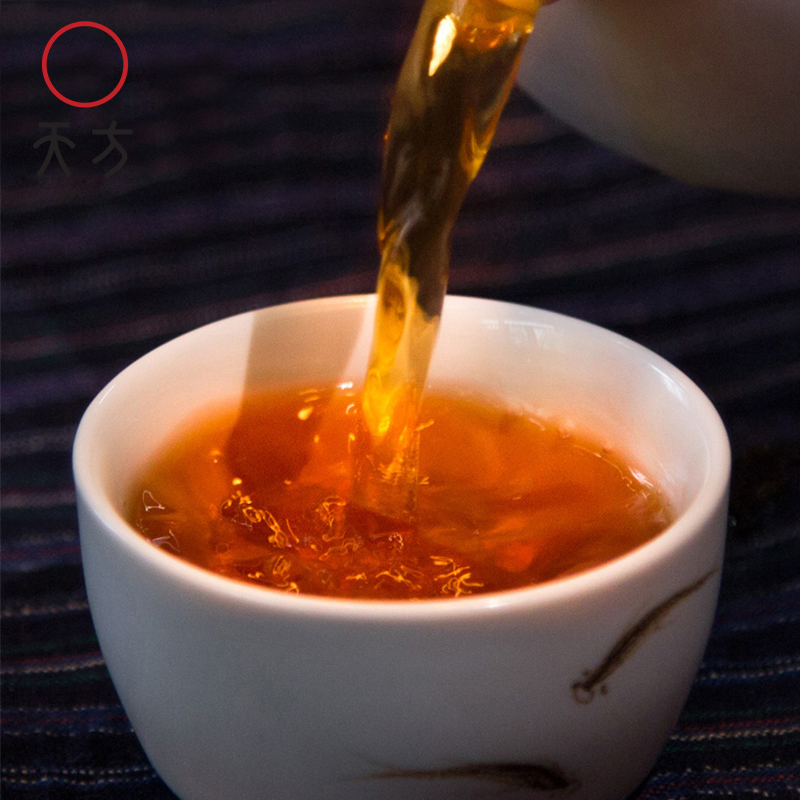 天方祁门红茶毛峰68g听装 条形浓香型红茶高清大图