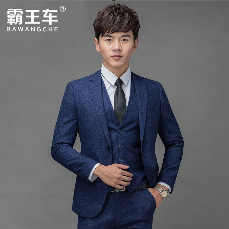 霸王车 Bawangche 男士西服套装霸王车bawangche 西服男套装韩版修身休闲青年商务新婚日常西装套装男 价格图片品牌报价 苏宁易购霸王车官方旗舰店