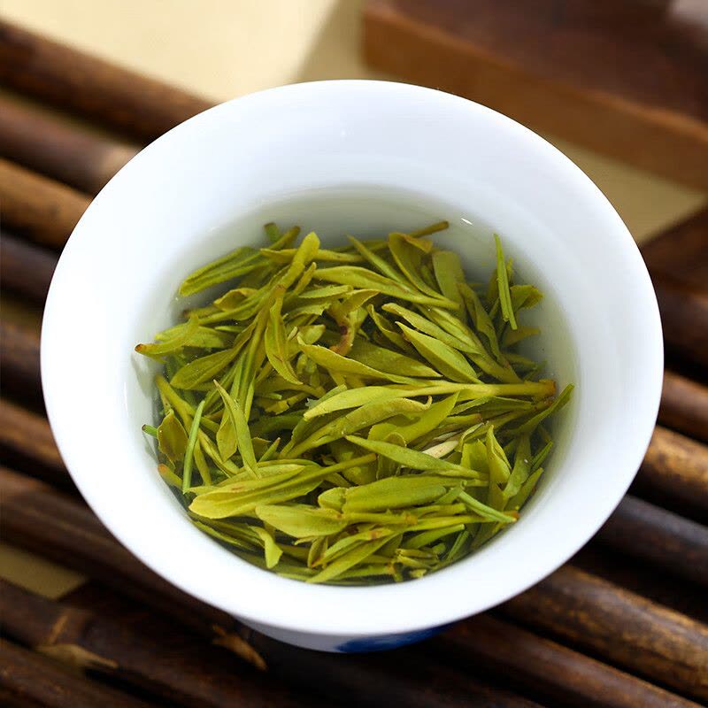 杭颂(HANGSONG)2025年绿茶吉祥如意龙井茶豆香特级250g明前茶叶组合图片