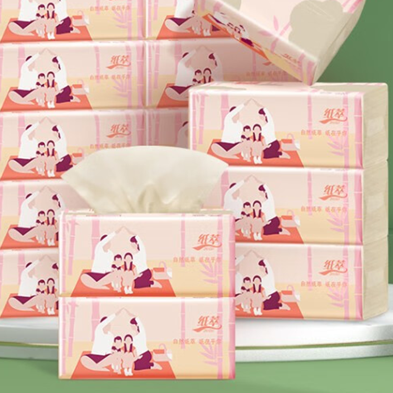 纸萃 抽纸 3层100抽面纸巾*24包/箱
