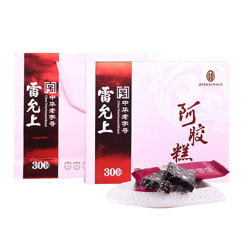雷允上即食阿胶糕 阿胶膏 阿胶固元膏480g 送手提袋