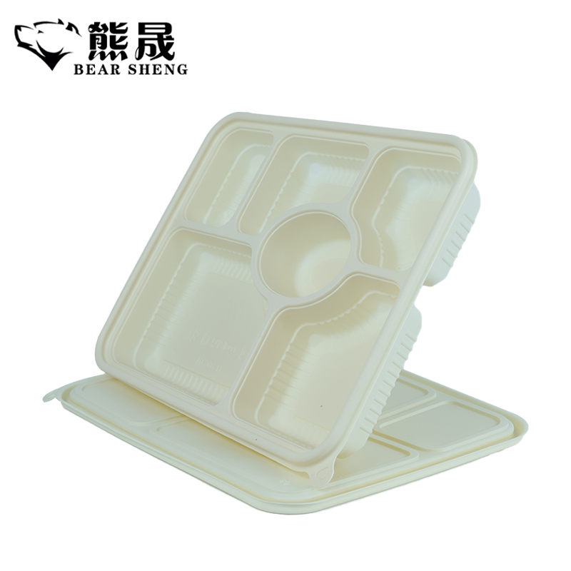 熊晟 一次性降解打包餐盒 1200ml 200个/箱高清大图