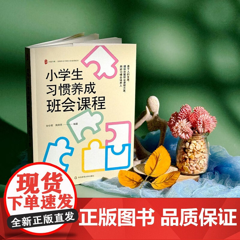 小学生习惯养成班会课程 大夏书系 全国中小学班主任培训用书 教学理论 教师教育 正版书籍