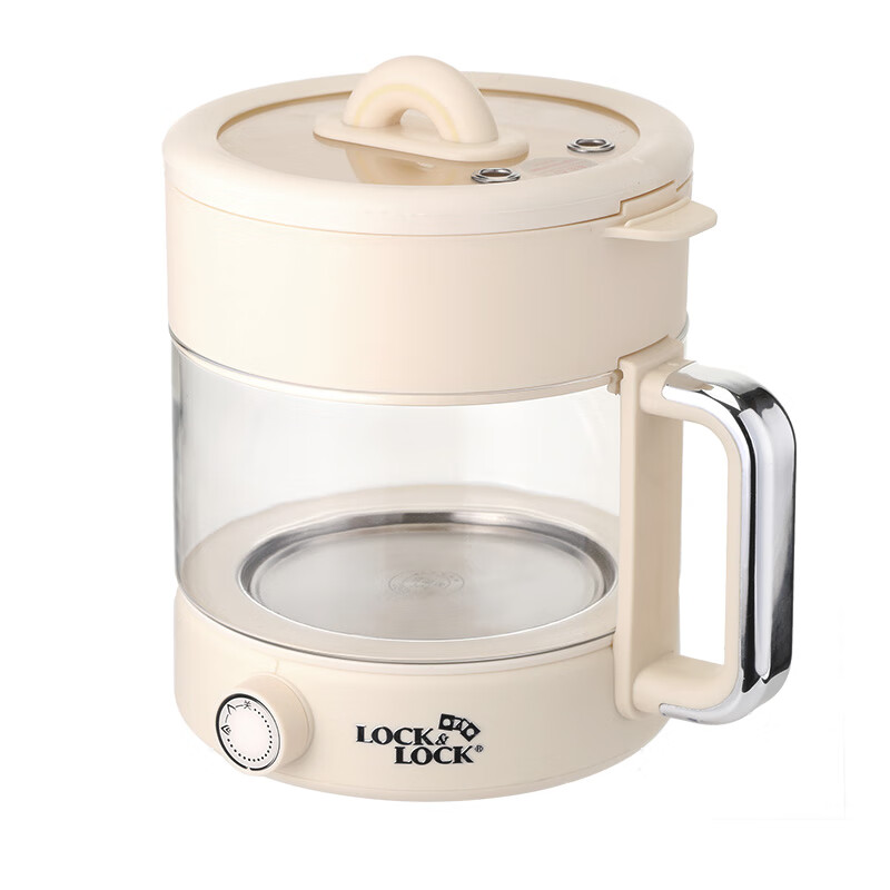 乐扣乐扣(LOCK&LOCK) EJP1127YEL 电煮锅 上蒸下煮电蒸锅花茶茉莉茶高清大图