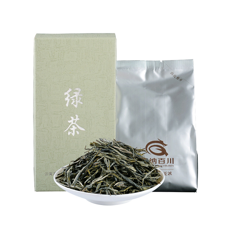 [2022年春茶]绿茶茶叶散装云南高山春茶 明前炒青新茶 绿松针500克