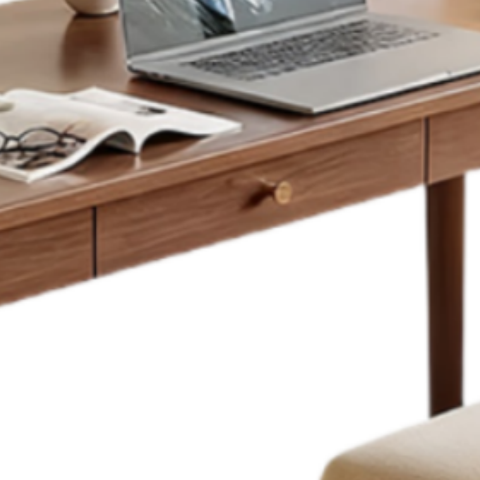 豫龙都 实木书桌 1.2米 张高清大图