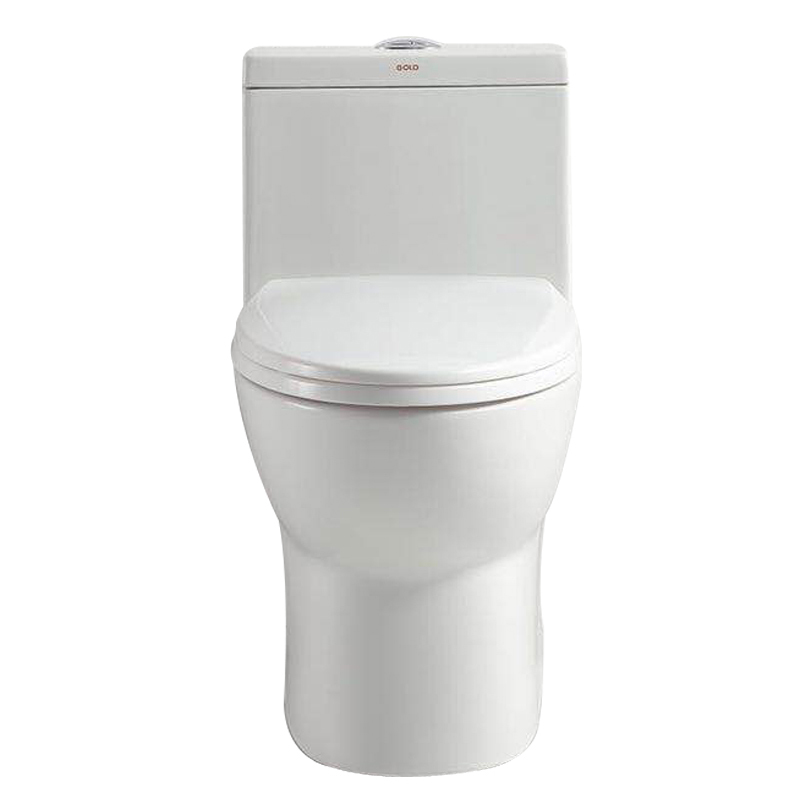 gold金牌卫浴家用防堵坐便器防臭节水喷射虹吸抽水马桶连体式 ka(不含