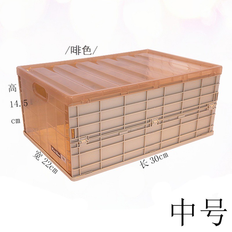 装书收纳箱子可折叠书箱教室用高中学生放书书本整理箱塑料储蓄箱 三维工匠高清大图