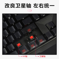 CHERRY樱桃MX3.0S无光版合金铝办公游戏电竞机械键盘黑轴-黑色
