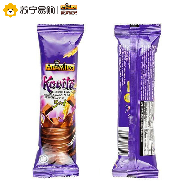 马来西亚进口 爱罗蜜史三合一热巧克力600g (40克*15条)