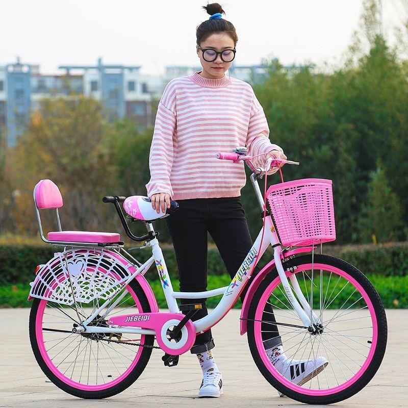 轻便淑女车24寸26寸成人自行车男女款学生公主车高清大图