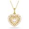 Swarovski Idyllia系列心形吊坠 金色镀层设计 镶嵌水晶珍珠 时尚女性项链