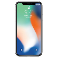 【全新正品行货】苹果(Apple) iPhone X 64GB 银色 移动联通电信全网通4G手机 A1865 iphonex