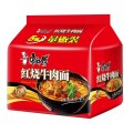 康师傅 经典红烧牛肉面五连包105g*5袋 /包（1包组）
