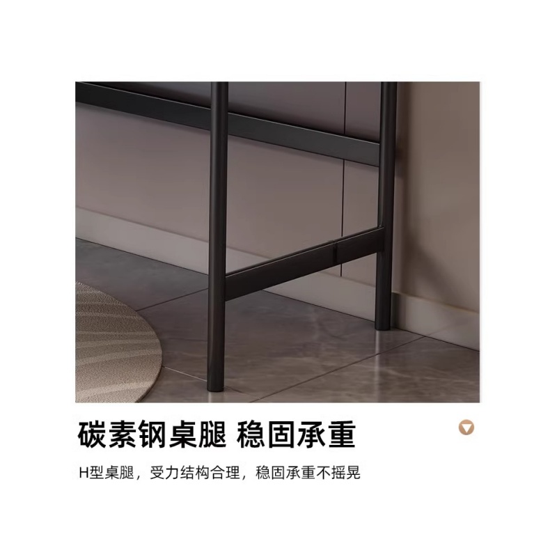 铭思达岩板书桌高清大图