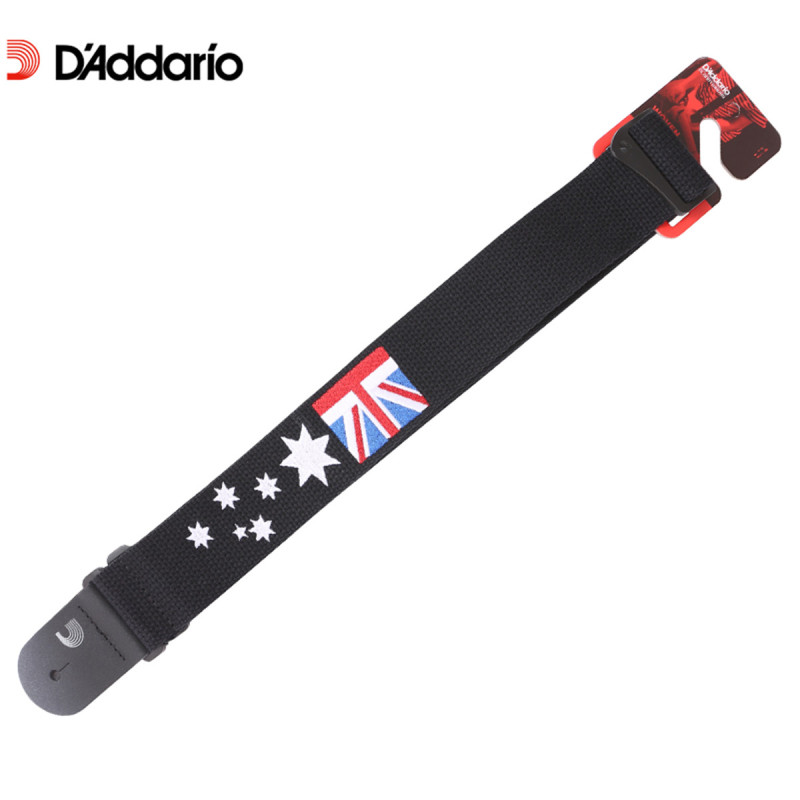 达达里奥(D’Addario)50CT00-AU加拿大原装进口皮头编织民谣吉他电吉他木吉他双肩带限量款通用背带