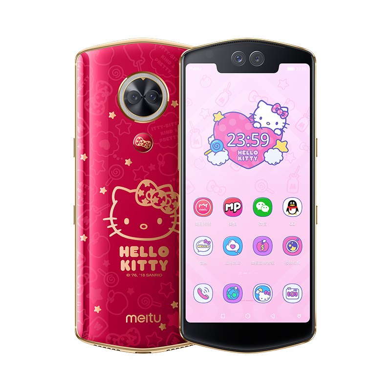 Meitu/美图 美图T9 4GB+128GB HelloKitty版 移动联通电信4G全网通手机 自拍美颜 女性拍照高清大图