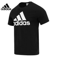 阿迪达斯(adidas)春季男子运动休闲圆领短袖T恤IC9347_400