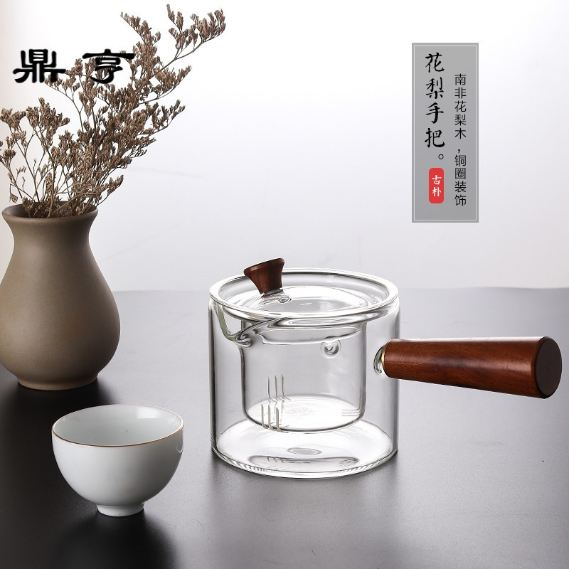 鼎亨电陶炉家用简约功夫茶具电磁炉烧水壶花茶煮茶器耐热玻璃茶壶