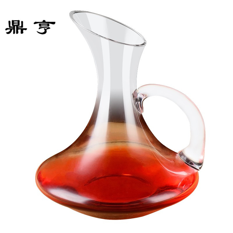 鼎亨红酒醒酒器套装家用分酒器水晶玻璃快速醒酒器红酒壶酒具玻璃