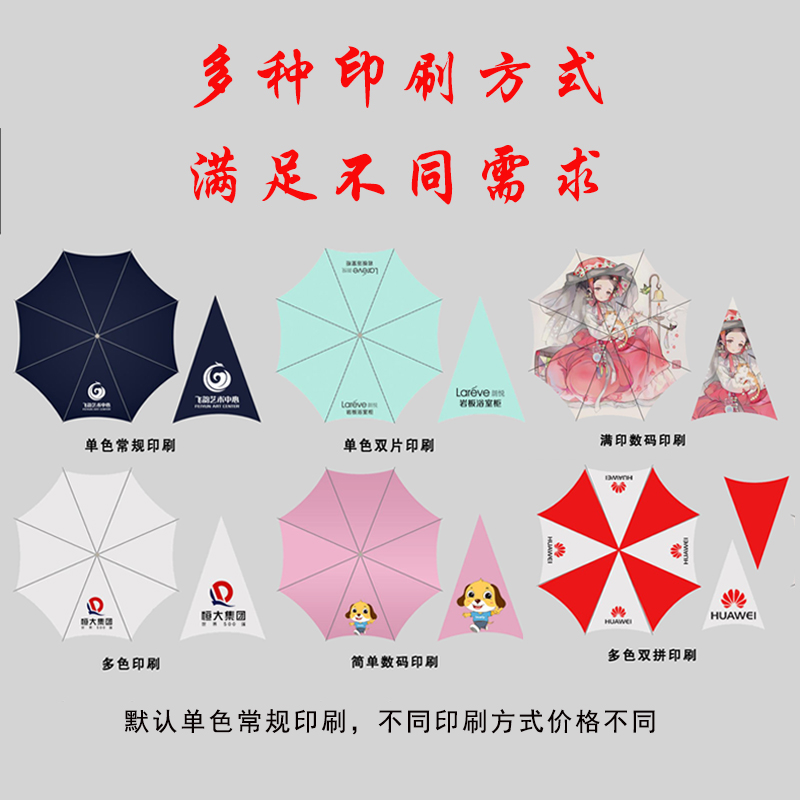 雨伞定制可印logo 男士超大号直杆长柄伞酒店印字订做礼品广告伞高清大图