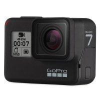 GoPro HERO 7 Black 运动摄像机 4K户外水下潜水视频直播 防水防抖 含64G卡+原装自拍杆+保护套套装