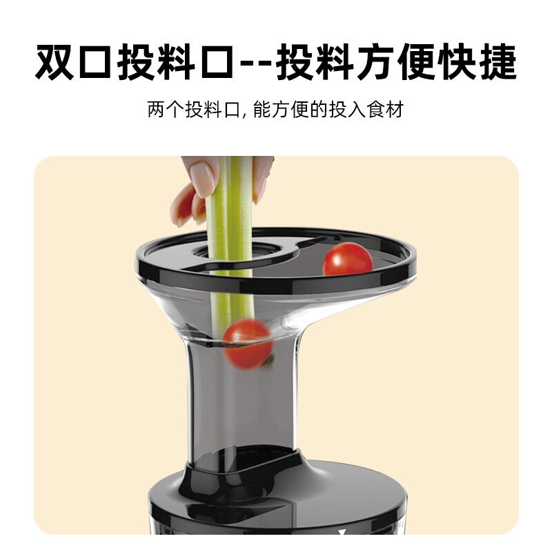 惠人(HUROM) 原汁机榨汁机炸果汁多功能家用简约小型水果机榨汁机果汁机S13 红色