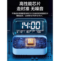 [苏宁宜品严选]电子闹钟床头夜光多功能学生专用数字小闹铃智能宿舍电子时钟电池款