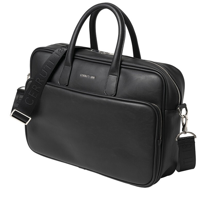 cerruti1881系列黑色公文包ntd914a