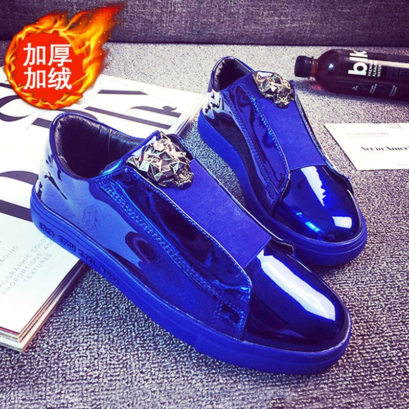 bomina旗舰店快手红人板鞋韩版潮流百搭酷奇男鞋社会精神小伙鞋子男