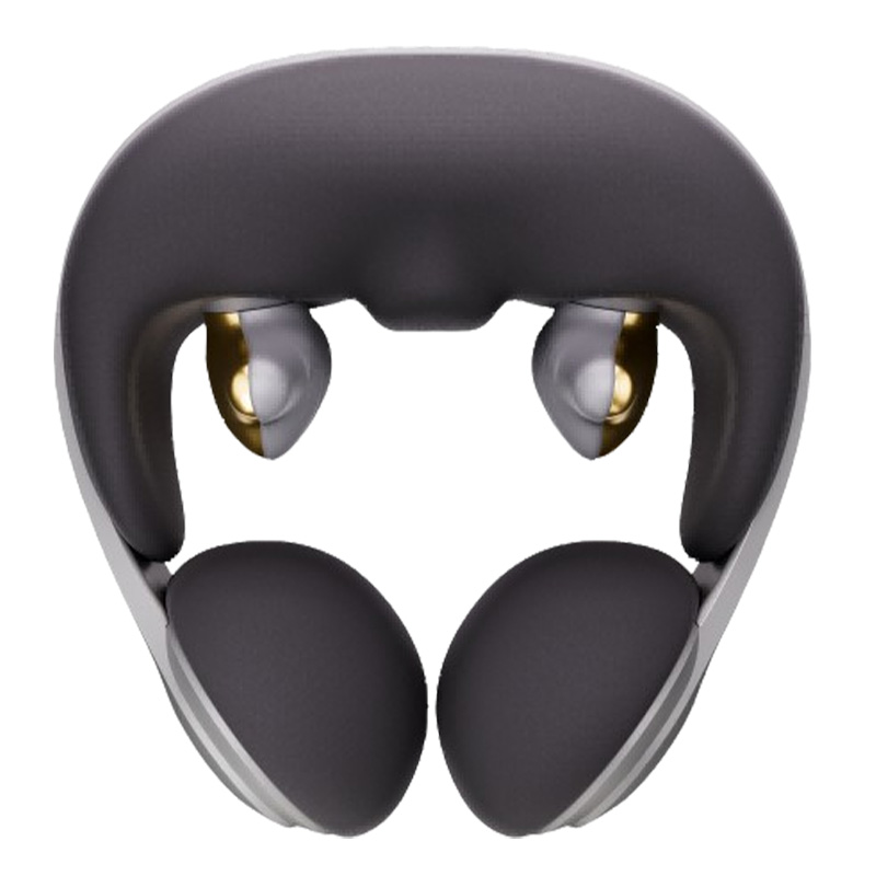 SKG颈椎按摩器拔筋热敷物理环颈支撑仿人手揉捏仪星空灰N5系列2代