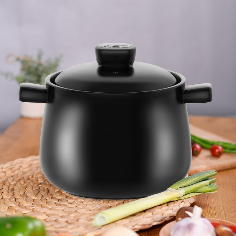 爱仕达(ASD)天然陶瓷煲砂锅炖汤石锅新陶养生煲中药锅2.5L高汤煲RXC25K3WG高清大图