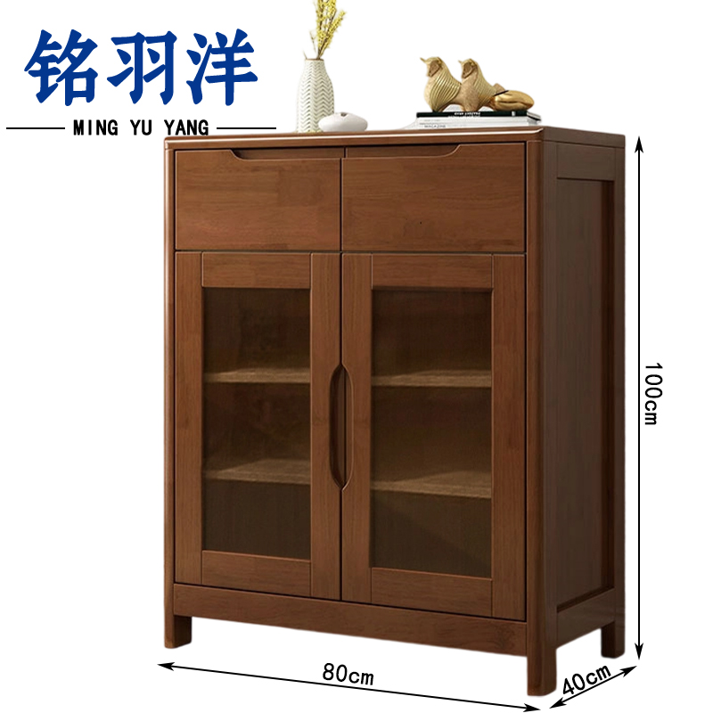 铭羽洋餐边柜两抽台高清大图