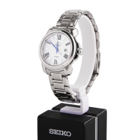 精工(SEIKO)手表Premier系列原装进口太阳能精钢女表SUT321J1