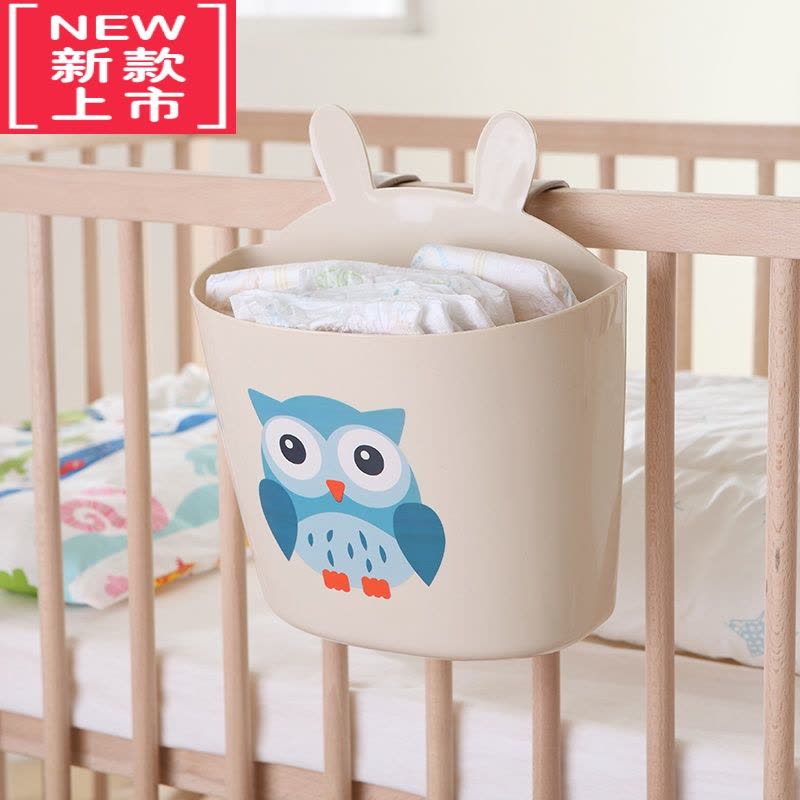 可莉允 婴儿床挂袋收纳袋置物架儿童床头尿布袋大学生寝室挂篮图片