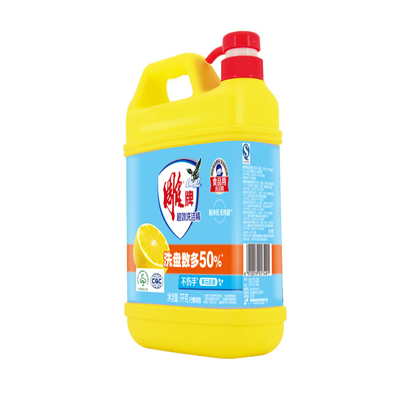 雕牌 超效洗洁精 1kg/瓶 柠檬清香[清]高清大图