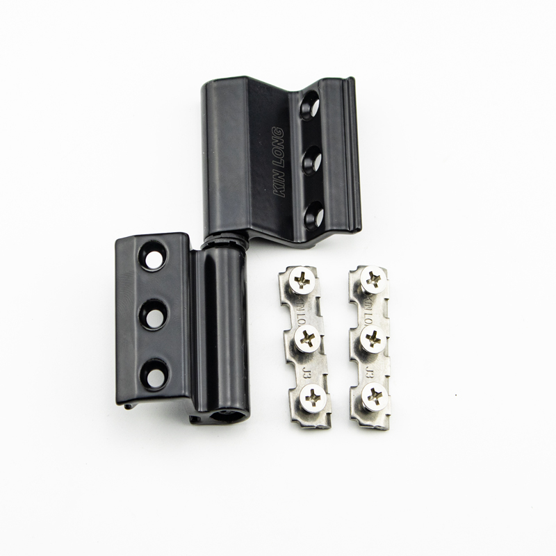 坚朗隔热断桥铝合金平开门窗合页铰链转轴五金配件白色个