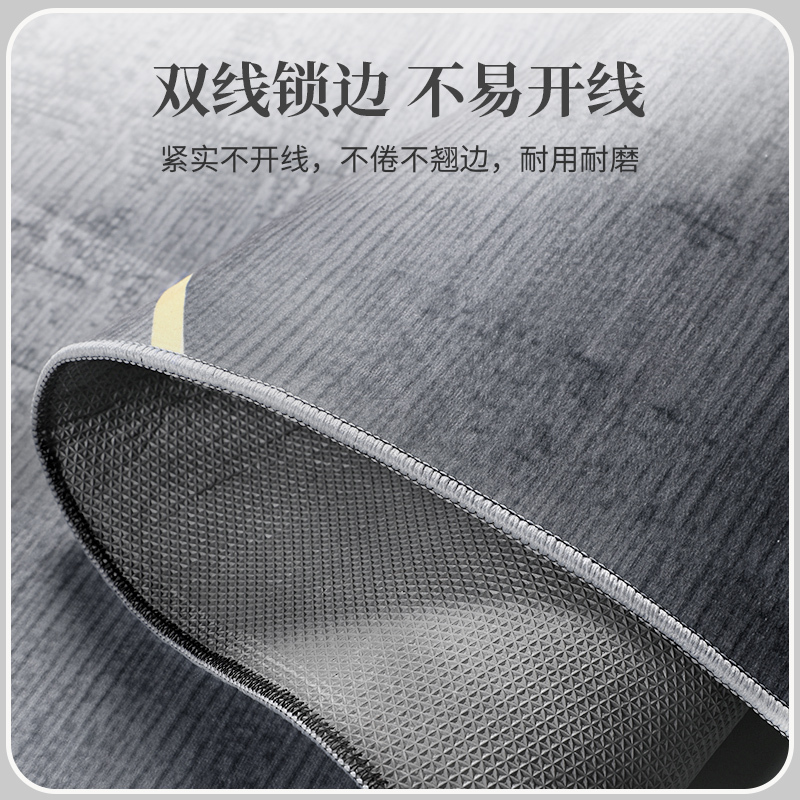 客厅地毯2024新款茶几毯现代轻奢床边毯子卧室大面积家用整铺地垫