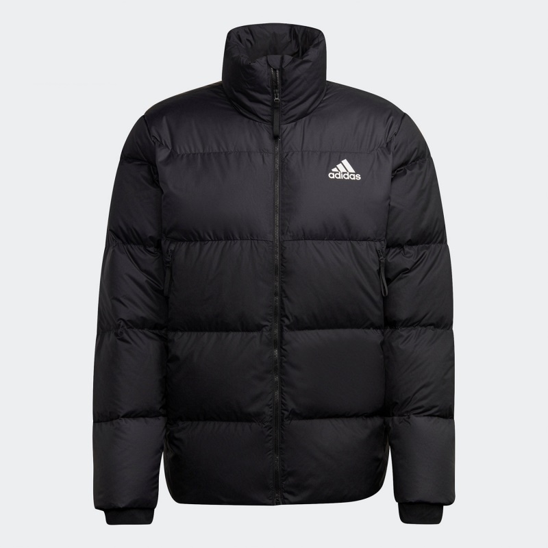 adidas/阿迪达斯羽绒服运动休闲舒适保暖立领男装外套GV5350 DJhTz S GV5350