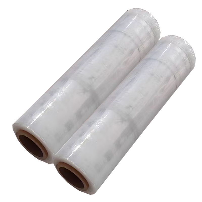 炯毅 保鲜膜缠绕膜工业打包膜保鲜膜 PE保鲜膜 缠绕膜 40cm*300米 卷高清大图