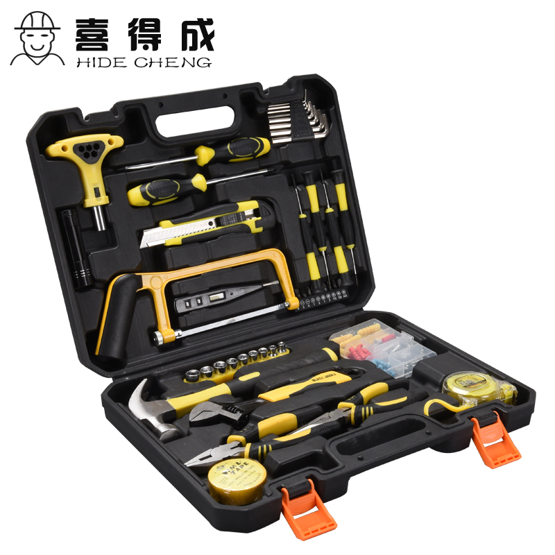 喜得成XDC6109工具箱套装多功能五金维修工具箱家庭常备21件套家用组合套装