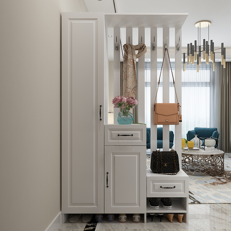 进玄关鞋柜厅柜简约现代闪电客客厅入隔断柜定制玄关柜