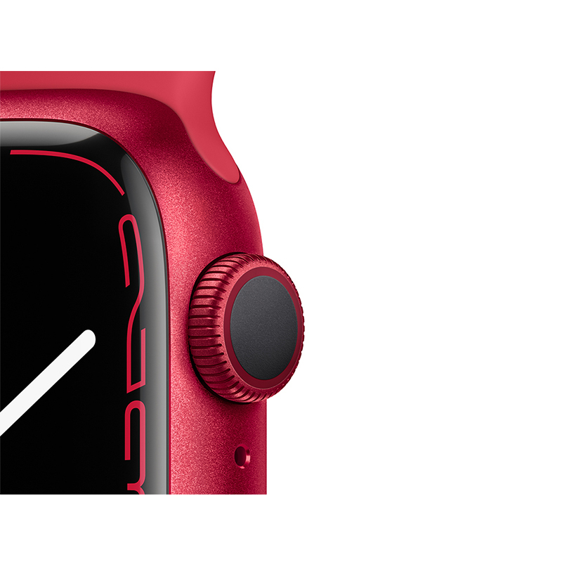Apple Watch Series 7 GPS版 45mm 红色铝金属表壳 红色运动型表带