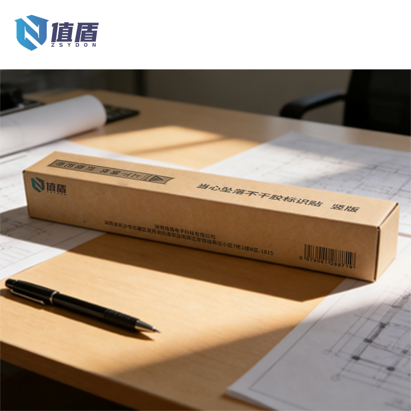 值盾 ZSYDON 当心坠落不干胶标识贴 竖版 个高清大图