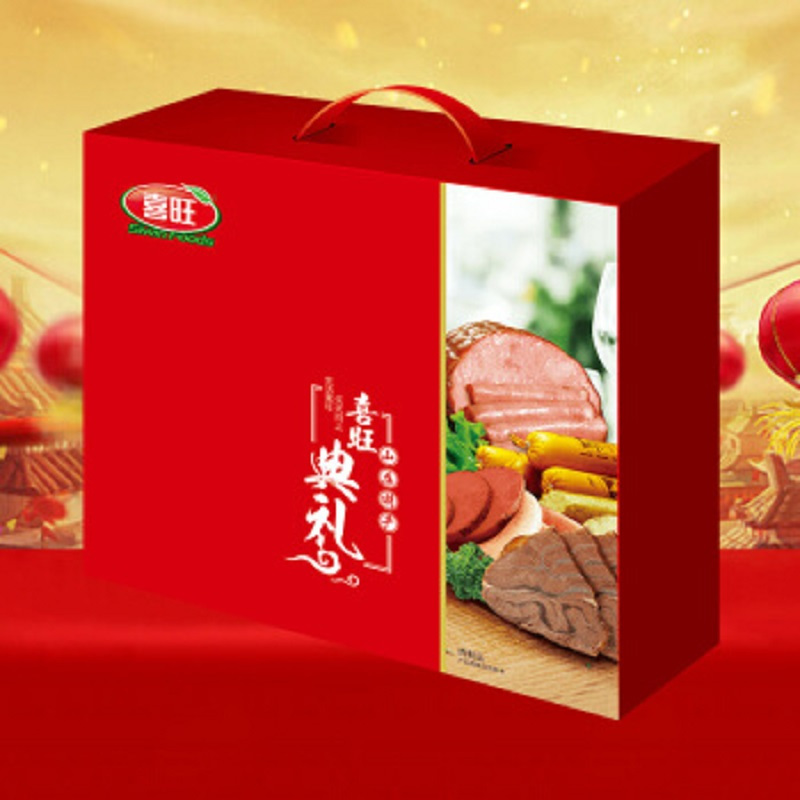 喜旺(Siwin Foods)盒装 烧肉 传统酱牛肉 霜枝风干肠 意大利风味火腿 甜蜜肉枣 烤肠等