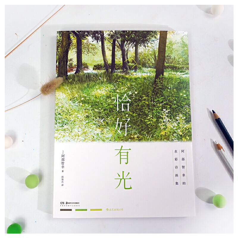 [正版]恰好有光:阿部智幸的水彩诗画集
