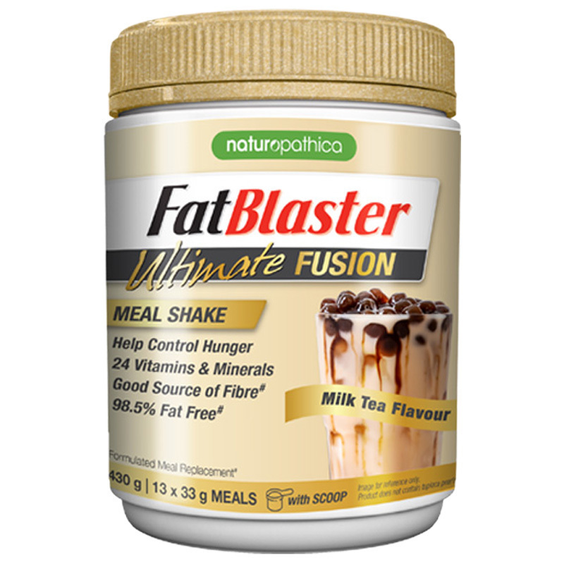 [金晨力推]FatBlaster 极塑代餐奶昔黑糖奶茶味 减肥代餐粉 430克/罐 膳食营养补充剂